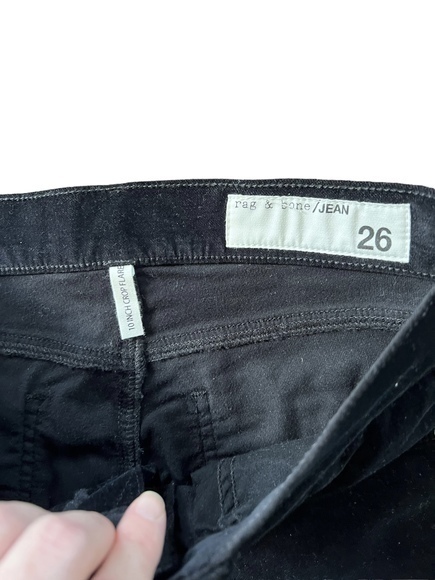 Rag and Bone Velvet Crop Flare Pants - Picture 3 of 7